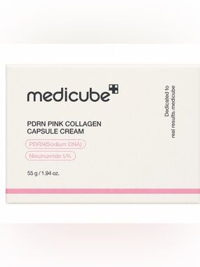 Medicube PDRN Pink Collagen Capsule Cream 55g Niacinamide K-Beauty